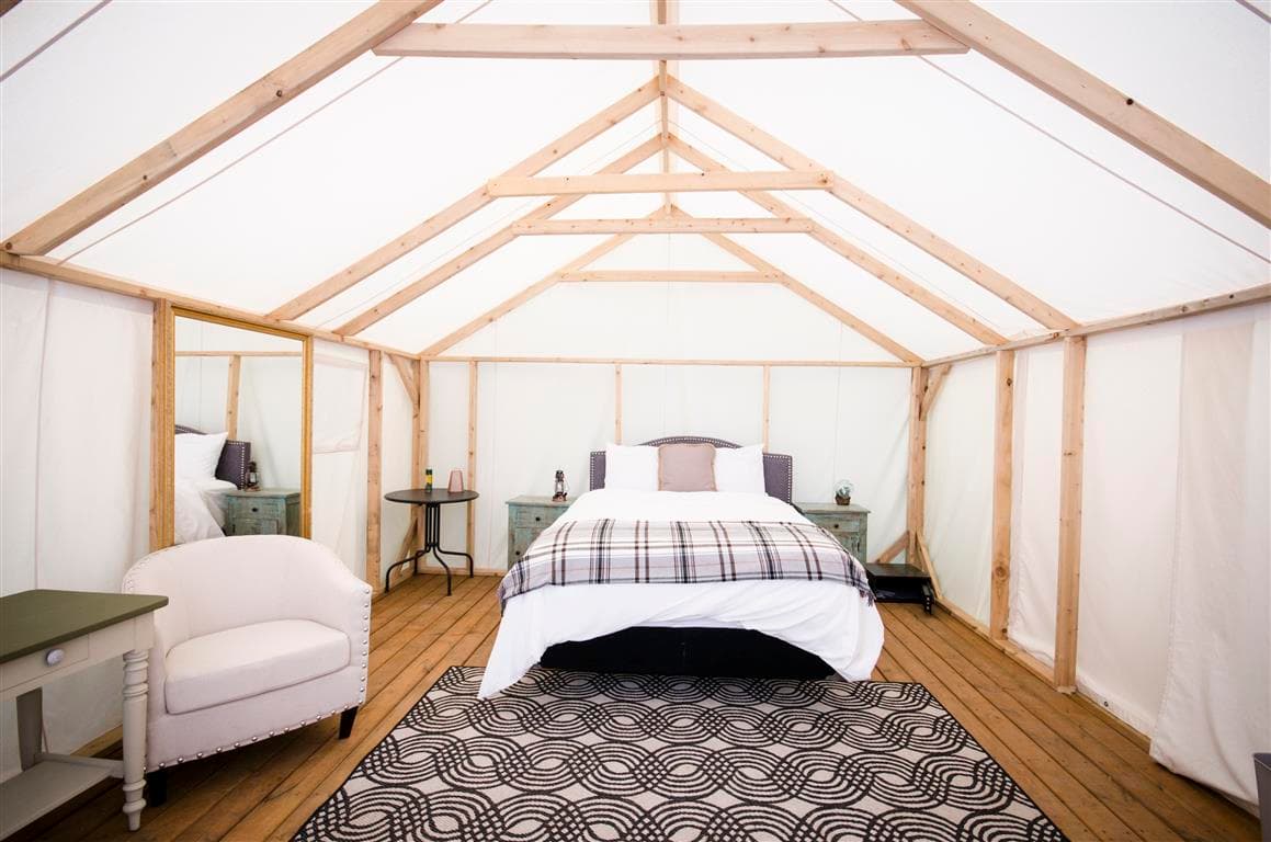 Champlain's Mark — luxury tent at Elements