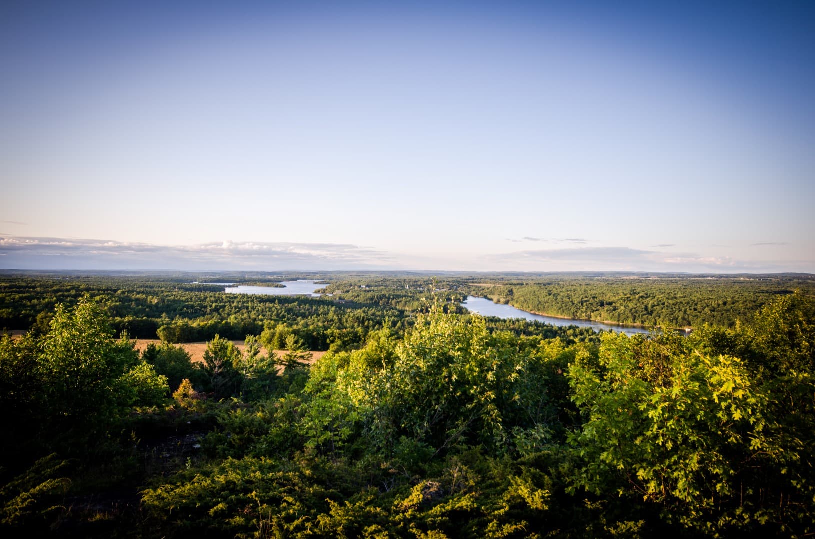 The Ottawa Valley seen from Champlain's Lookout